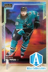 2020-21 OPC Platinum Sunset Parallel #31 Brent Burns San Jose Sharks